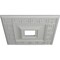 Ekena Millwork Eris Ceiling Medallion (Fits Canopies up to 9 7/8"), 18"W x 18"H x 3 1/2"ID x 1 1/8"P, Frost CM18ERFRF - alternate 4